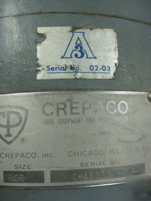 Apv crepaco size pd positive displacement rotary pump 