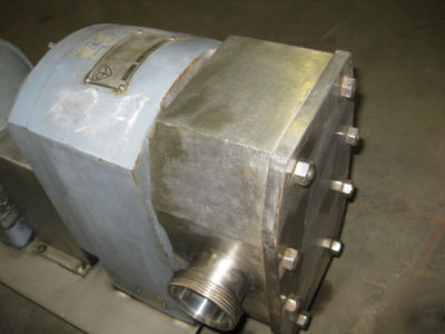 Apv crepaco size pd positive displacement rotary pump 