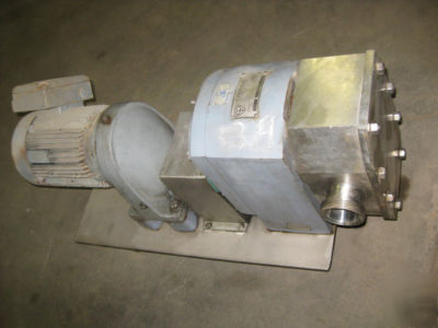 Apv crepaco size pd positive displacement rotary pump 