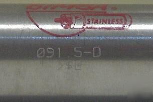 Bimba air cylinder 091.5 -d d/acting stainless steel