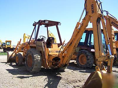 Case 580E loader backhoe service repair manual super e