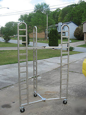 Commercial stainless steel racks on wheels - sale item 