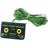 Desco dual wrist strap ground 09740