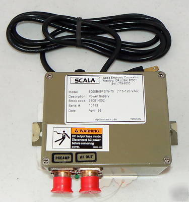 New scala 8000B/sps/n-75 power supply 