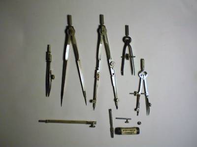 Technical supply co. compass set--incomplete