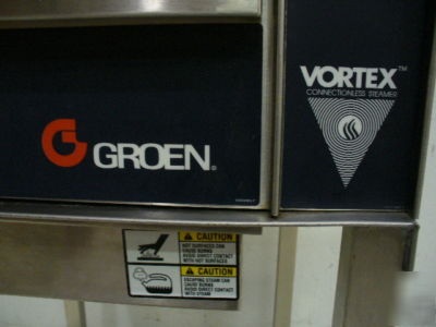 Used groen electric steamer vrc-6E vortex 2006 model 