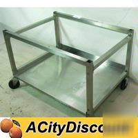 Used kitchen 42X30 work equipment stand grill stand