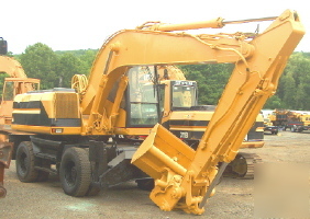 Used 1996 cat M318 wheeled excavator-erops 