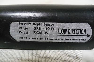 Lot of 2 rmi PX26-50 5PSI -10FT. pressure depth sensors