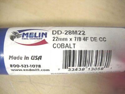 Melin tool dd-28M22, 22 mm x 7/8