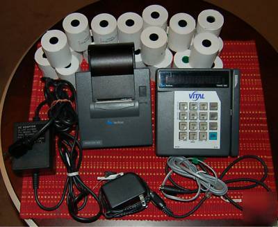 Verifone tranz 380 with verifone 355 thermal printer