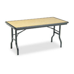 Iceberg indestructables rectangular folding table