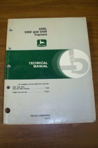 John deere technical manual 1520, tractors, mar. 92