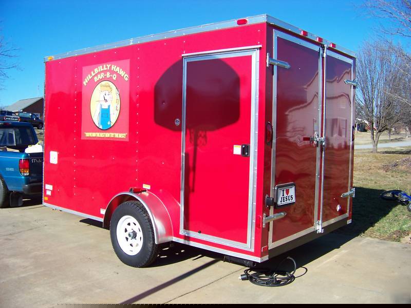 2009 7X12 concession trailer