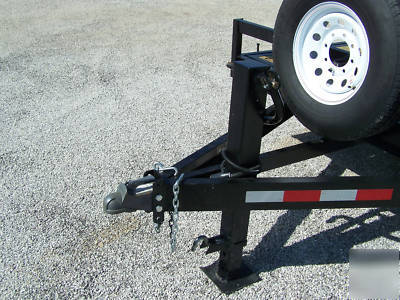 2010 flatbed tilt trailer, equipment trailer