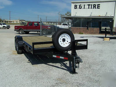 2010 flatbed tilt trailer, equipment trailer