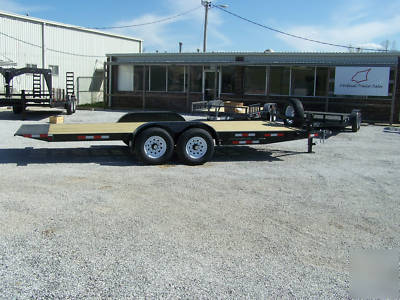 2010 flatbed tilt trailer, equipment trailer