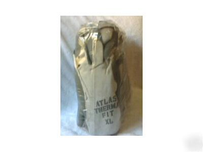 Atlas winter therma lined gloves 3 pair extra large