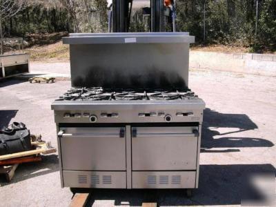 Garland starfire H288 s/s 8 burner gas range