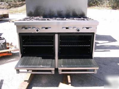 Garland starfire H288 s/s 8 burner gas range