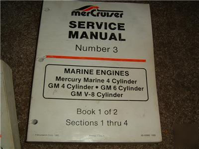 Mercury 4,6,8 cylinder book 1 of 2 service manual