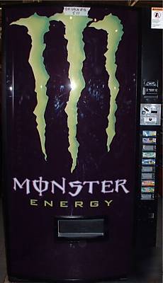 Monster energy drink cold soda water vending machine
