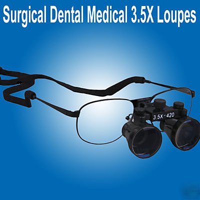 New brand surgical dental medical 3.5X loupes