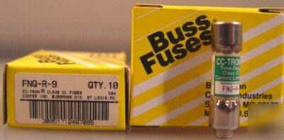 New lot 10 buss fuses fnq-r-9 tron fuse fnq r 9 cc-tron