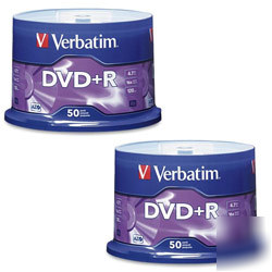 New verbatim 16X dvd+r media - 4.7GB - 120MM standar...
