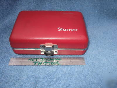 Starrett no.706 1-2-3 blocks w/case toolmaker machinist