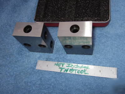 Starrett no.706 1-2-3 blocks w/case toolmaker machinist