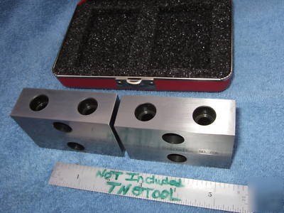 Starrett no.706 1-2-3 blocks w/case toolmaker machinist