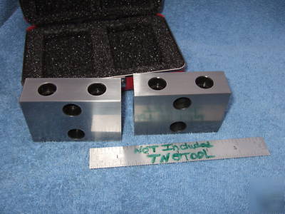 Starrett no.706 1-2-3 blocks w/case toolmaker machinist