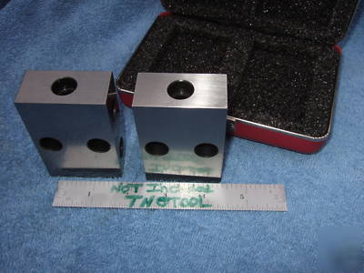 Starrett no.706 1-2-3 blocks w/case toolmaker machinist