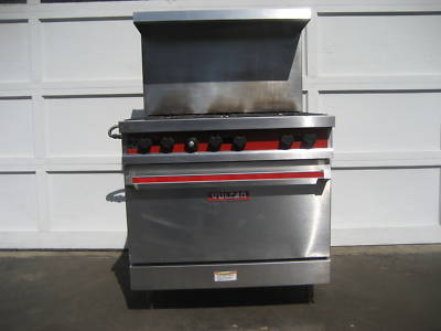 Vulcan 36L-571 ,range,oven,,6 burner,propane,gas,lp,nat