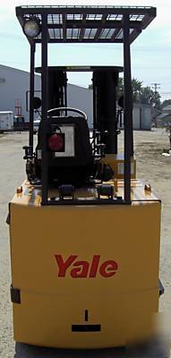 Yale 6,000#, 48V electric forklift, 379.2 actual hrs. 