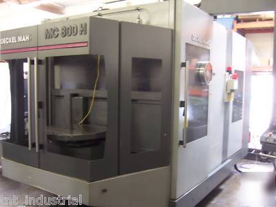 1996 deckel maho mc 800H 5 axis cnc horiz mach center