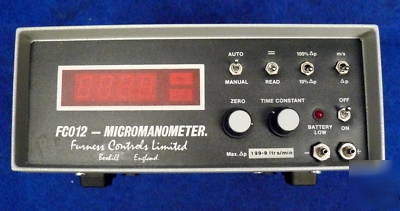 Furness controls micromanometer FCO12