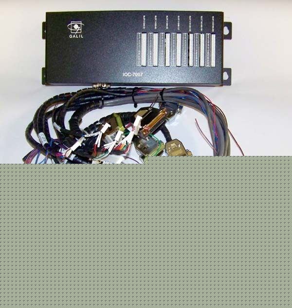 Galil dc i/o controller box ioc-7007 w/7 modules+cables