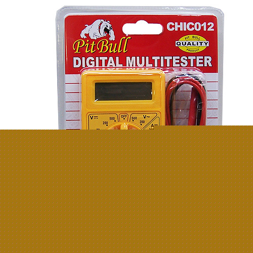 Lcd digital vom multimeter w/ transister & diode tester