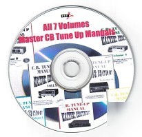 Master tune up manuals 1-7 on cd cb radio cobra uniden