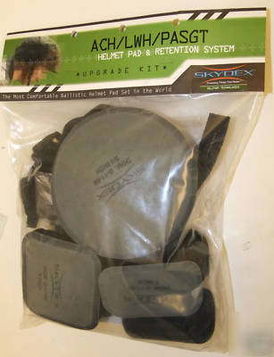 Mich/ach/pasgt kevlar helmet set pads size 8