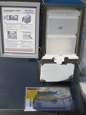 Nib sure shot ac-10 cream dispenser,b ,w/xtra insert, 