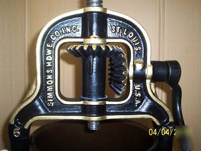 Simmons keen kutter 6 qt sausage stuffer lard press