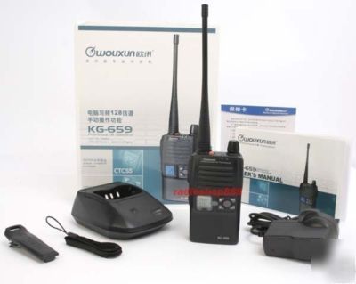 Wouxun kg-659 vhf 136-174MHZ transceiver + fm radio#