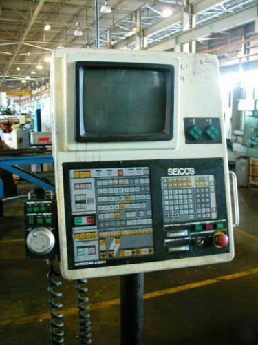  hitachi seiki #VK55 cnc twin spindle vert. mach. cntr