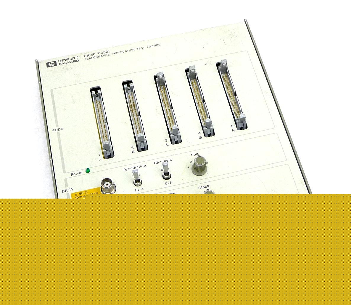 Hp 01650-63801 performance verification test fixture