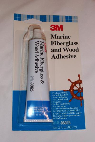 3M marine fiberglass and wood adhesive - 3 oz. tube