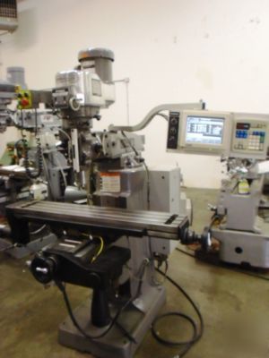 Bridgeport ez-trak dx manual/cnc mill mint 1998