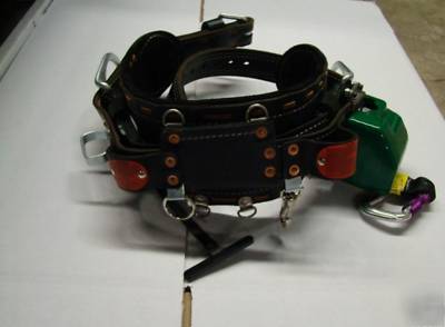 Buckingham 20008Z2-20 body belt w/ lanyard
